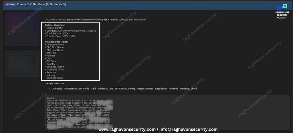Europe CEOs-raghavonsecurity