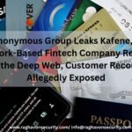 Anonymous Group Leaks Kafene, A NewYork-Based Fintech Company Records on the Deep Web, Customer Records Allegedly Exposed